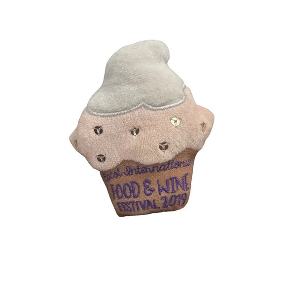 Minnie Mouse Ears 2019 Epcot Food & Wine Festival Rose Gold Cupcake Authentic - Picture 6 of 16